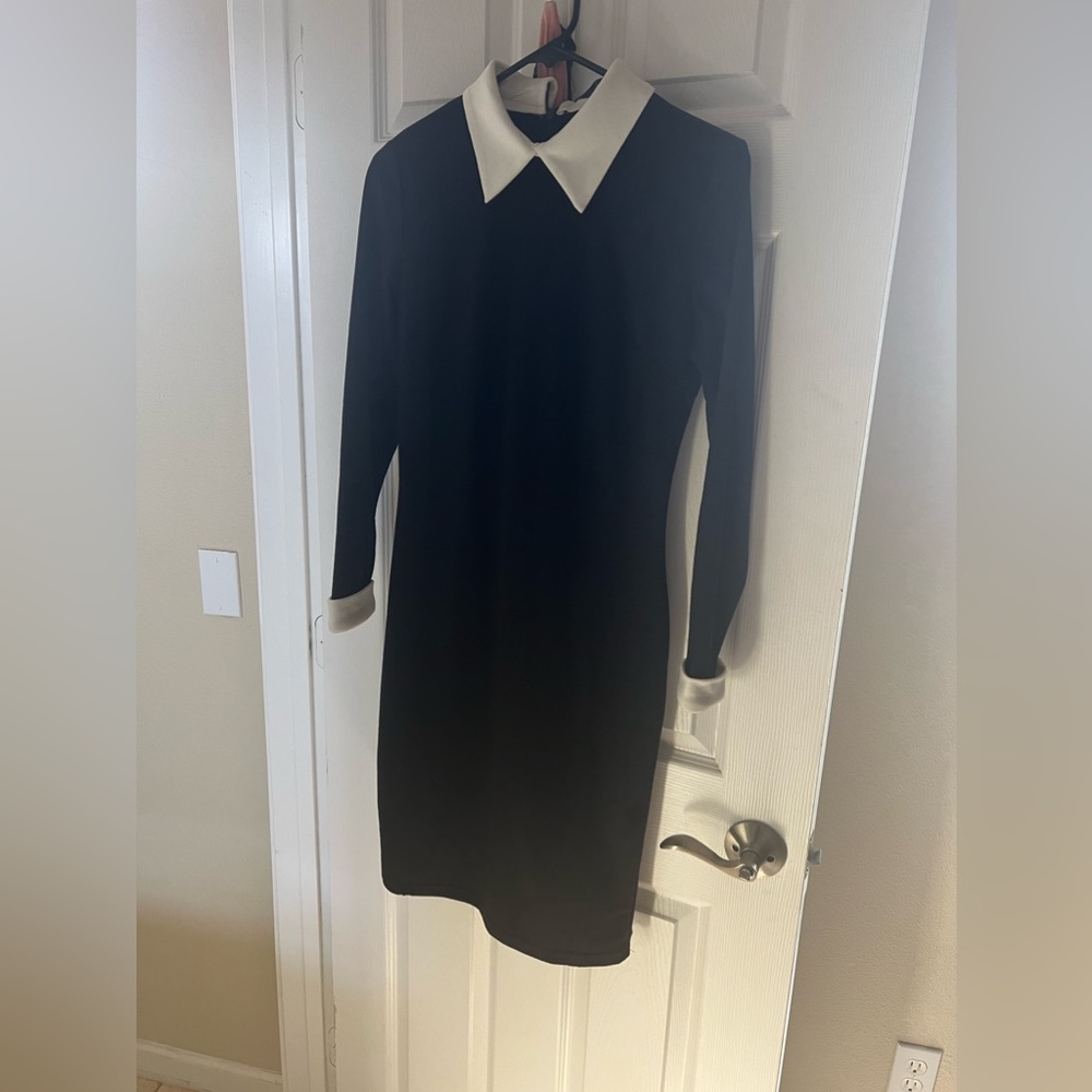The “Wednesday Addams” dress